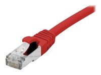 Cordon RJ45 catégorie 6 F/UTP LSOH snagless rouge - 15 m