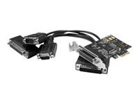 Carte PCI-Express 1X - 2xRS232 +1xParallele Low Profile