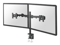 Neomounts Noir By Newstar Support Bureau Écran Plat Pince 2X10-26P 12 Kg E - Neuf - Image 2