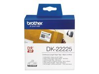 Brother Rouleau étiquettes DK-22225 38 mm x 30,48 m - papier blanc, texte