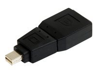 StarTech.com Adaptateur / convertisseur Mini DisplayPort vers DisplayPort - M/F - Adaptateur DisplayPort Noir - vue 1