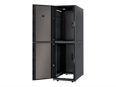 APC NetShelter SX Colocation 2 x 20U Enclosure with Sides - Rack - noir - 42U - 19"