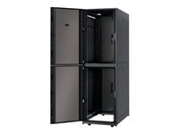 APC NetShelter SX Colocation 2 x 20U Enclosure with Sides - Rack - noir - 42U - 19"