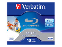 Verbatim - BD-R DL x 10 - 50 Go - support de stockage