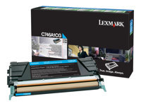 Lexmark Cyan C746A1CG - vue 4