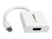 StarTech.com Adaptateur video Mini DisplayPort vers HDMI - Convertisseur Mini DP vers HDMI - M/F - 1920x1200 - Blanc - adaptateur video - DisplayPort / HDMI - 17 cm