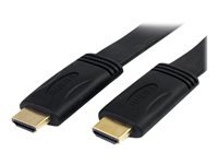 StarTech.com Cable Plat Hdmi Haute Vitesse Ultra Hd 4K X 2K Avec Ethernet De 5M Cordon Hdmi Vers Hdmi Male / Male Cable Hdmi Avec Ethernet 5 Taille 4 Noir de Inmac Wstore