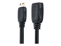 StarTech.com Cable Hdmi Haute Vitesse 13Â Cm Hdmi Vers Hdmi Mini F/M Adaptateur Hdmi 1.3 Cm 1.3Cm Noir de Inmac Wstore