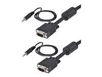 StarTech.com Cable Video Coaxial Pour Ecran Vga Haute Resolution 5 Avec Audio Hd15 M/M Cable Vga 5 5M de Inmac Wstore
