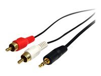 StarTech.com Cable audio stereo de 1 m - Male 3,5Â mm vers male 2 x RCA - cable audio - 92 cm