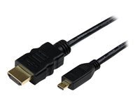 StarTech.com Cable Hdmi Haute Vitesse Avec Ethernet 2 Hdmi Vers Hdmi Micro M/M Cable Hdmi Avec Ethernet 2 2M de Inmac Wstore