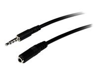 StarTech.com Cable d'extension de casque TRRS 4Â positions 3,5Â mm de 1Â mÂ - M/F - rallonge pour casque micro - 1 m
