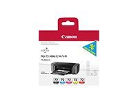 Canon PGI-72 MBK/C/M/Y/R Multipack - pack de 5 - jaune, cyan, magenta, rouge, noir mat - original - reservoir d'encre