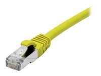 Cordon RJ45 catgorie 6A F/UTP LSOH snagless jaune - 1 m