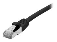 Cordon RJ45 catgorie 6A F/UTP LSOH snagless noir - 5 m