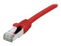 Cordon patch RJ45 ftp cat 6a lsoh snagless rouge - 2 m
