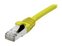 Cordon RJ45 catégorie 6A F/UTP LSOH snagless jaune - 15 m