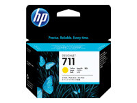HP 711 Pack De Original Cartouche D'encre Taille 3 Jaune de Inmac Wstore - Image 1