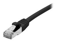 Cordon RJ45 catégorie 6A F/UTP LSOH snagless noir - 25 m