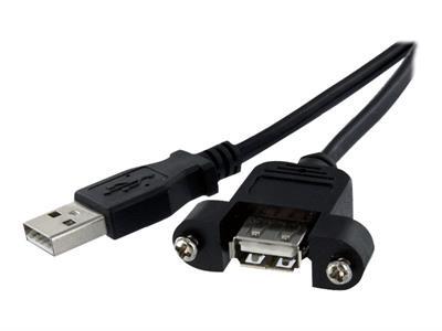 StarTech.com Cble USB 2.0  montage panneau de 30 cm