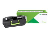 Lexmark 622XE - a rendement extrêmement eleve - noir - original - cartouche de toner - Entreprise Lexmark