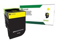 Lexmark 702Y - jaune - original - cartouche de toner - LCCP, LRP