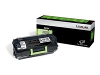 Lexmark 522H - a rendement eleve - noir - original - cartouche de toner - LCCP, LRP