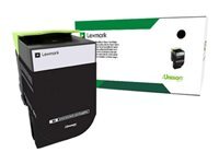 Lexmark 702HK a rendement eleve original cartouche de toner LCCP LRP