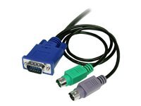 StarTech.com Cable Pour Switch Kvm Vga Avec Ps/2 En 1 1.80M Cable Clavier / Video / Souris (Kvm) 1.8 Taille 3 de Inmac Wstore