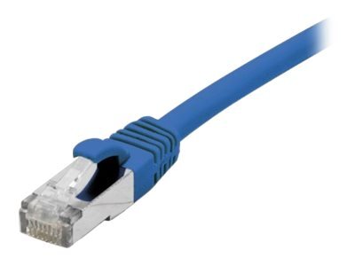 Cordon RJ45 catgorie 6A F/UTP LSOH snagless bleu - 10 m