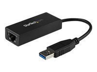 StarTech.com Reseau adaptateur USB 3.0 vers Gigabit Ethernet - NIC USB vers RJ45 pour reseau 10/100/1000 - adaptateur reseau - USB 3.0 - Gigabit Ethernet