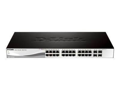 D-Link Web Smart DGS-1210-28 - commutateur - 24 ports - Gr - Ordinateur de bureau, Montable sur rack