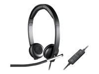 Casque USB Logitech H650e – Micro Stéréo, Témoin Lumineux, Optimisé pour Microsoft Lync - vue 10