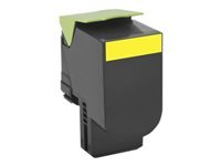 Lexmark 802SY - jaune - originale - cartouche de toner - LCCP, LRP