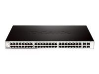 D-Link Web Smart DGS-1210-52 - commutateur - 48 ports - Gr - Ordinateur de bureau, Montable sur rack