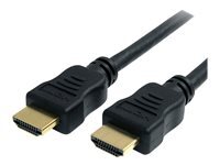 StarTech.com Cable HDMI haute vitesse Ultra HD 4K x 2K avec Ethernet de 1m - Cordon HDMI vers HDMI - Male / Male - Noir - Plaques or - cable HDMI avec Ethernet - 1 m