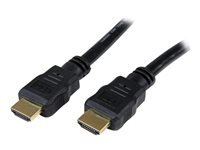 StarTech.com Cable HDMI haute vitesse Ultra HD 4K x 2K de 50cm - Cordon HDMI vers HDMI - Male / Male - Noir - Plaques or - cable HDMI - 50 cm