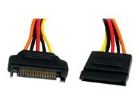 StarTech.com Cable d'extension d'alimentation SATA 15Â broches 30Â cm - rallonge de cable d'alimentation - alimentation SATA pour alimentation SATA - 30.5 cm