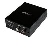StarTech.com Convertisseur Video Composante YPbPr (YUV) ou VGA et Audio vers HDMI® - PC vers HDMI - 1080p (HDTV) et 1920x1200 (PC) - convertisseur video - noir