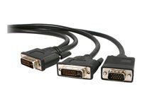 Startech Dvi-i To Dvi-d Cable 1.8 M Noir