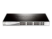 D-Link Web Smart DGS-1210-28P - commutateur - 24 ports - Gr - Ordinateur de bureau, Montable sur rack