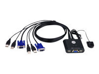 Aten mini KVM Switch VGA-USB pour 2 ordinateurs