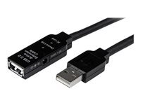 StarTech.com Cable Repeteur Usb 15 Rallonge Usb Actif Cable D'extension Usb 1X Usb A Male 1X Usb A Femelle Rallonge De Cable Usb Usb Pour Usb 15 15M de Inmac Wstore