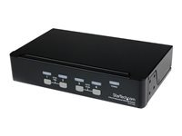 StarTech.com Commutateur KVM 4 Ports VGA USB, Montage en Rack - Switch KVM - 1920x1440 - commutateur KVM - 4 ports