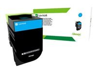 Lexmark - cyan - original - cartouche de toner