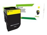 LEXMARK 1 Cartouche de toner 802HYE Capacité standard 3 000 pages Jaune - vue 4
