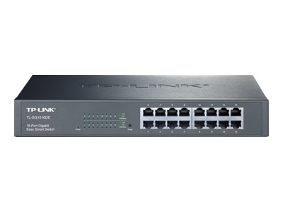 TP-Link JetStream TL-SG1016DE - Commutateur - Gr - 16 x 10/100/1000 - Montable sur rack