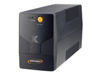 Infosec X1 EX 1000 - Onduleur - CA 110-120/220-240 V - 1000 VA - 9 Ah - connecteurs de sortie: 2
