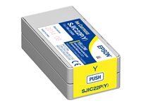 Epson SJIC22P(Y) - jaune - original - cartouche d'encre