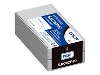 Epson SJIC22P(K) - noir - original - cartouche d'encre